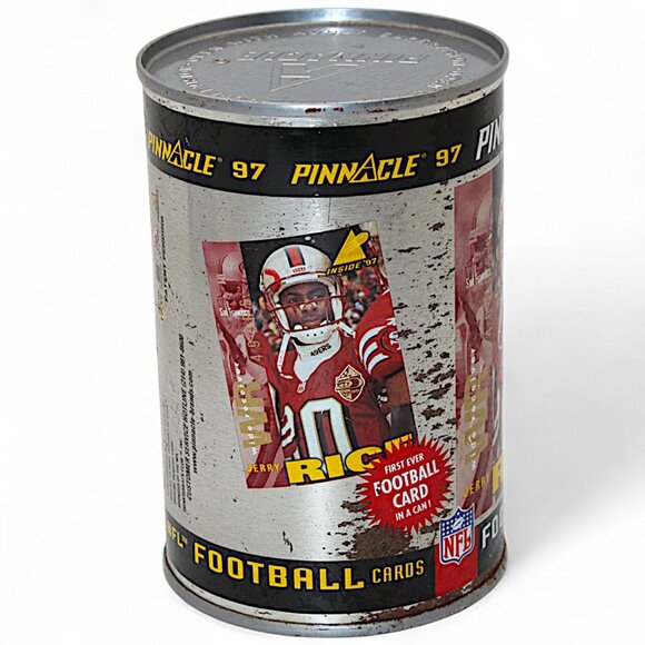1997 Pinnacle Inside NFL Football Cards Can Featuring Jerry Rice - Picture 2 of 6